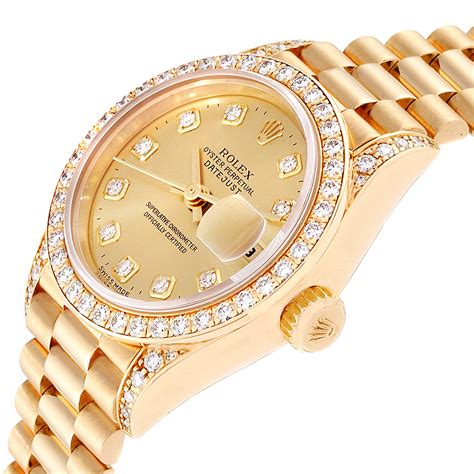 ladies gold rolex|ladies gold rolex for sale.